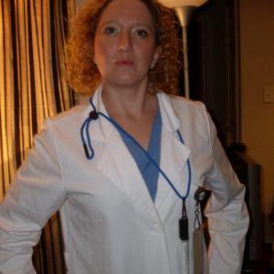 Sarah Pesto as Dr Kathleen McCallister from the webseries La Fleur De Mai which will premier in the fall of 2012