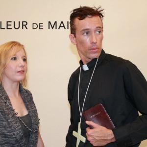 La Fleur De Mai - My character, Dr. Kathleen with Father Emmanuel