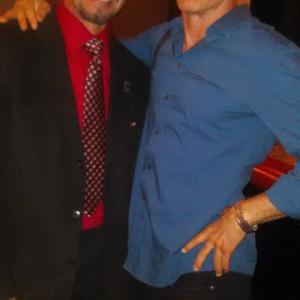 Rafael Garcia with the great actor Adoni Maropis at the 