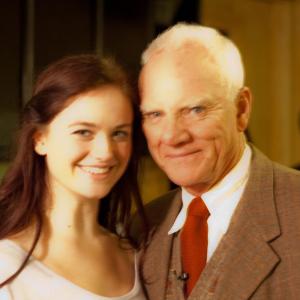 Stephanie Hullar and Malcolm McDowell Amahl and the NIght Visitors 2011