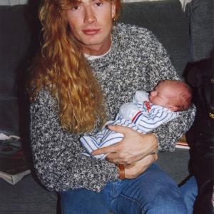 Megadeth Dave Mustaine baby Dylan Bocanegra