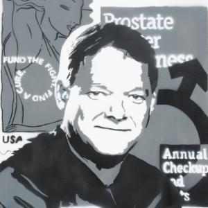 Dr Ernie Bodai stencil by Bocanegra