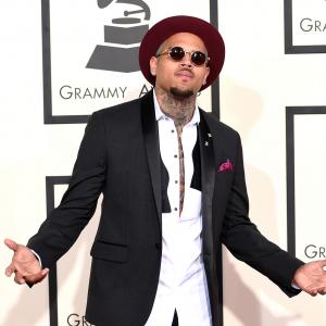 Chris Brown in The 57th Annual Grammy Awards 2015