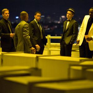 Still of Hayden Christensen, Idris Elba and Chris Brown in Takers (2010)