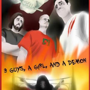 3 Guys, A Girl, And A Demon Poster