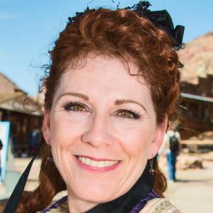 Rebecca Daugherty as persona Odessa Red Living HistoryOld West Reenactor
