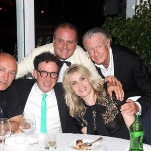 2013 Ischia Global: Joel Schumacher, Gianni Nunnari, Mark Canton and Emmanuelle Seigner
