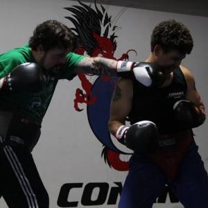 Sparring with 4 time kickboxing champion Scott Conan Mincey 2015