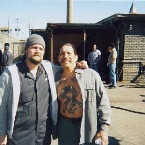 On the set of Furnace with Danny Trejo.