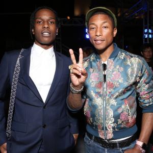 Pharrell Williams at event of Dope (2015)