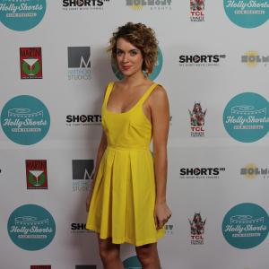 Ashlynn Yennie attends the HollyShorts Film Festival 2014