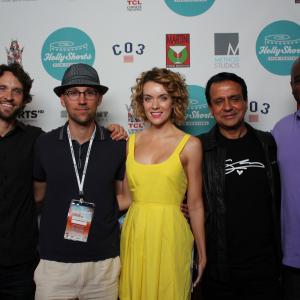 'Market Hours' Director Jon Goldman with cast at the HollyShorts Film Festival 2014