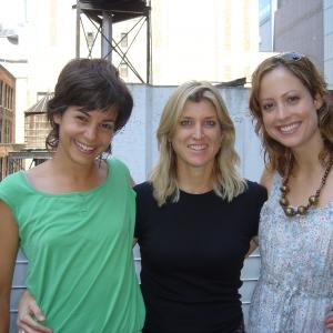Fiona Mackenzie Director On Set with Stephanie Szostak and Alexie Gilmore Cosa Bella New York NY 2006