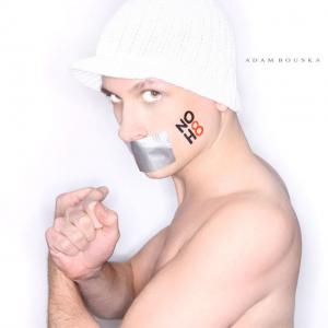 Posing for the NOH8 Campaign