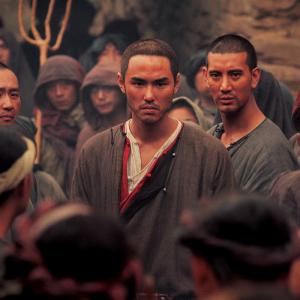 Still of Ethan Juan, Purba Rgyal and Boran Jing in Xue di zi (2012)