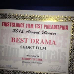 Best Drama Award First Glance Film Festival