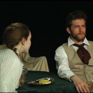 Still of Aylam Orian as Dr Astrov in the play Uncle Vanya New York