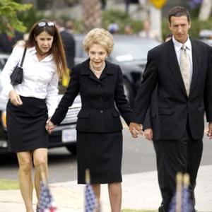 Nancy Reagan, Patti Davis and Ron Reagan