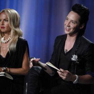 Still of Johnny Weir and Rachel Zoe in The Fashion Show 2009
