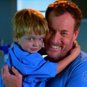 Still of Andrew and John C. McGinley on Scrubs
