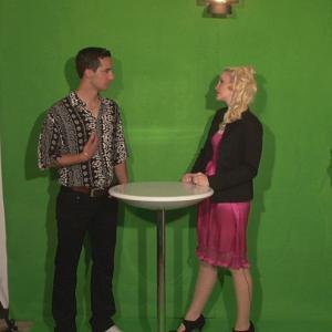 George Tounas as expert in teleshopping parody XXL Shop produced by STV Media Networks 2011 Also with Susanne Frommert