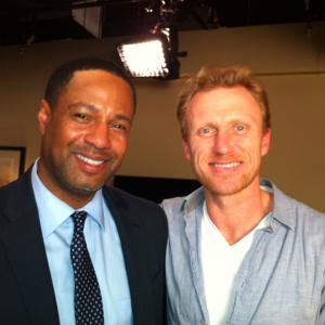 On Set Of Grey's Anatomy 2012 with Director/Actor Kevin McKidd aka Dr.Owen Hunt
