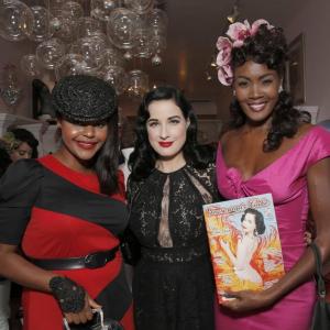 Private party in Hollywood with Dita Von Teese and Angelique Noire. (2013)