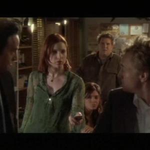 Leslie Connelly as Steffi with Bradley Whitford and Matthew Perry on Studio 60 on the Sunset Strip