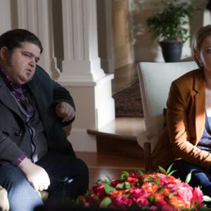 Still of Jorge Garcia and Sarah Jones in Alcatraz (2012)