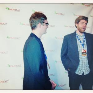 NATE & MARGARET premiere at FilmOut San Diego, 2012. With Nathan Adloff.