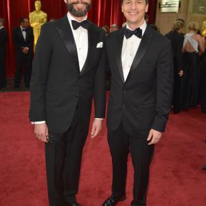 Tom Quinn and Jason Janego at event of The Oscars 2015