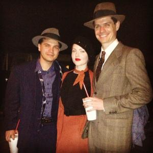 Emile Hirsch, Holliday Grainger and Aaron Jay Rome from Bonnie & Clyde.