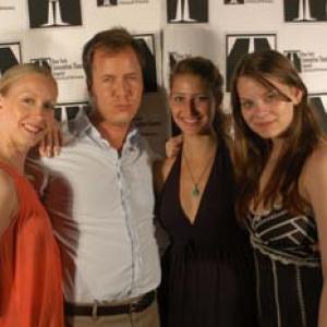 New York Innovative Theater Awards pictured with Cormac Bluestone, Erin Segal and Rachel Kiri Walker