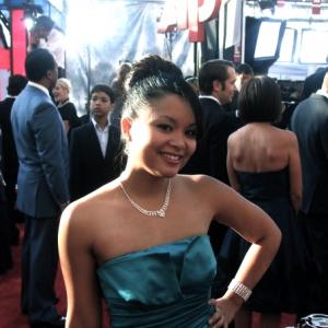 Maple Navarro on the Red Carpet at the Screen Actors Guild Awards (SAG). As a part of the SAG nominating committee, it was great to see my favorite movies win.