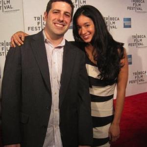 Matt McDonald with Niki Usbay at the Catching Hell Premiere 2011 Tribeca Film Festival