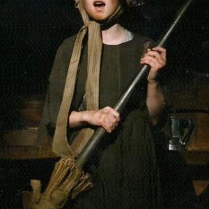 Gianna Bruzzese as Cosette at the Walnut Street Theatre