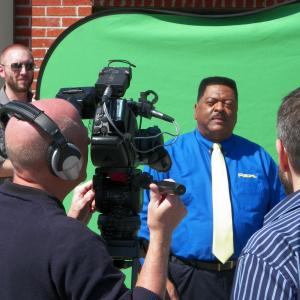 Sammy Stephens on location in Tulsa Oklahoma created a TV commercial for regal car sales and credit April 2014