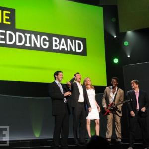 TBS Upfronts 2011: The Wedding Band. Peter Cambor, Brian Austin Green, Melora Hardin, Harold Perrineau and Derek Miller