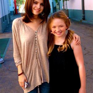Selena Gomez with Natalie Alyn LindWizards of Waverly Place
