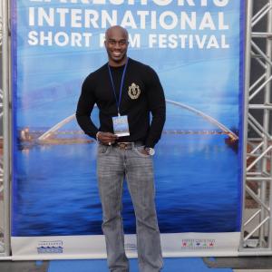 Michael A Amos at the Lakeshorts International Film Festival