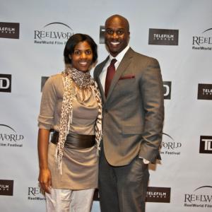 Actress Allison WilsonForbes and Michael A Amos  ReelWorld Film Festival