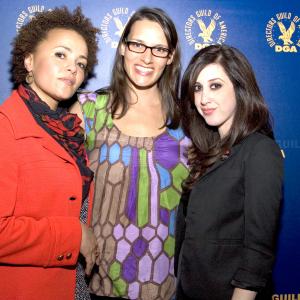Phalana Tiller, Director Amy Adrion, and Andrea Kelley representing their film SHOEGAZER at the 2010 Directors Guild Awards.
