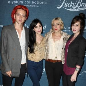 Lucky Brand A New Movement In Denim Benefit For The Art Of Elysium with Sebastian Gregory Lisa Origliasso and Jessica Origliasso