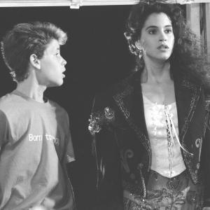 Still of Jami Gertz and Corey Haim in The Lost Boys (1987)