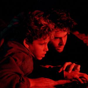 Still of Corey Haim and Jason Patric in The Lost Boys 1987