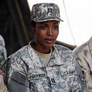 Lisa Berry as Captain Pam Everwood in ABC and Global's Combat Hospital