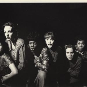 In stage play Mothers and Daughters directed by Joyce and Shira Piven at Piven Theatre Workshop with Ann Cusack and Adele Robbins 1990 Evanston IL