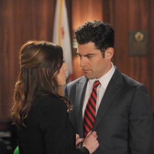 Still of Max Greenfield and Zo Lister in New Girl 2011