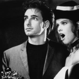 Still of Dean Cameron and Tawny Fere in Rockula (1990)