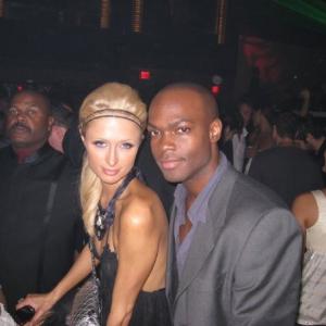 Kourtney Brown and Paris Hilton